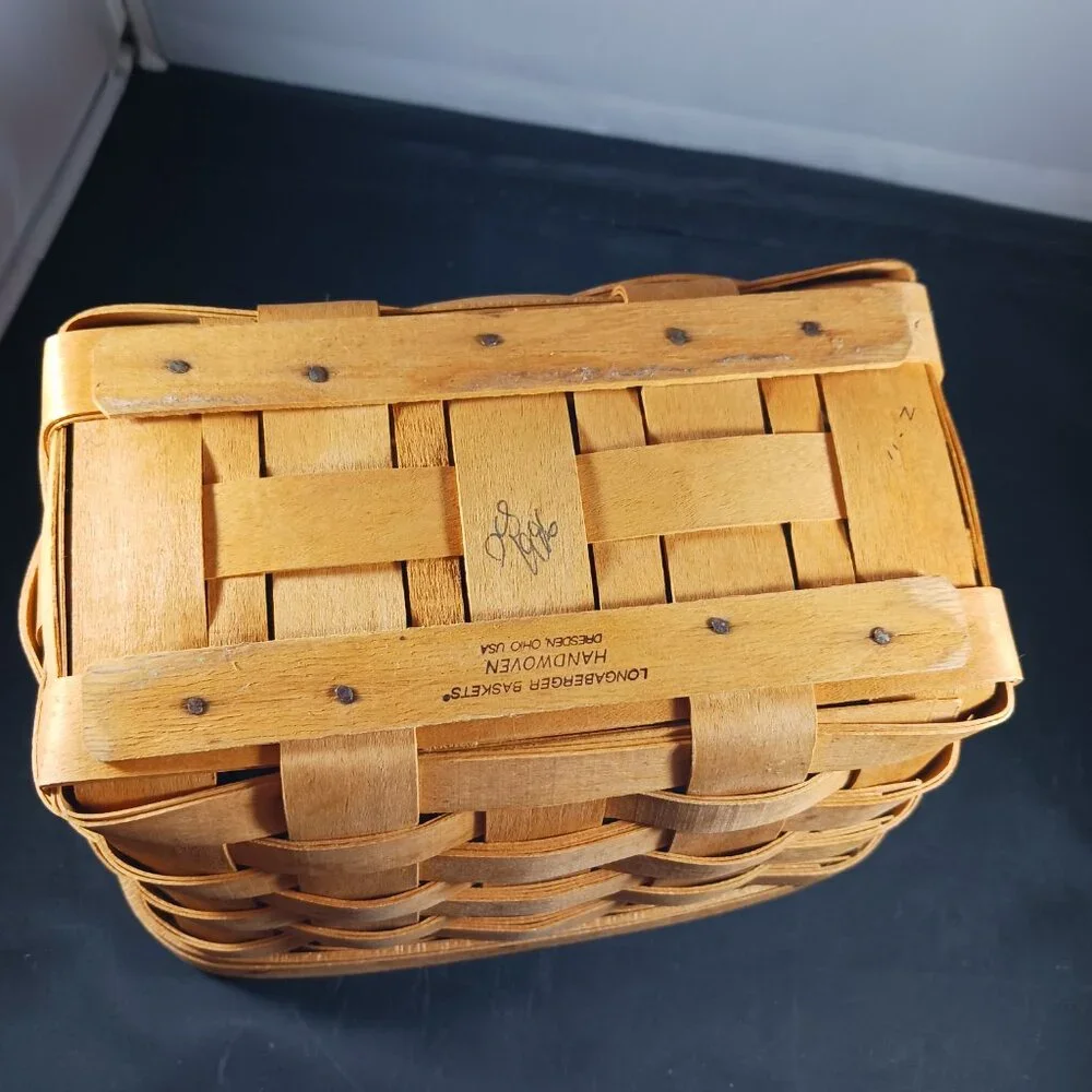 1998 Longaberger Basket Angled Top